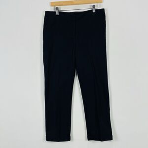 Chico's Capris Pants‎ Women 1 Medium So Slimming Black Cropped Capsule Travel